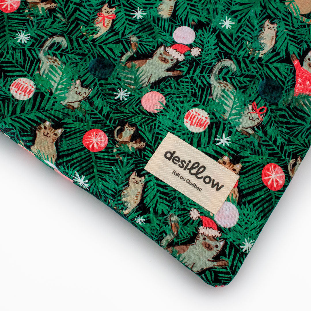 Pochette livre Chat dans le sapin