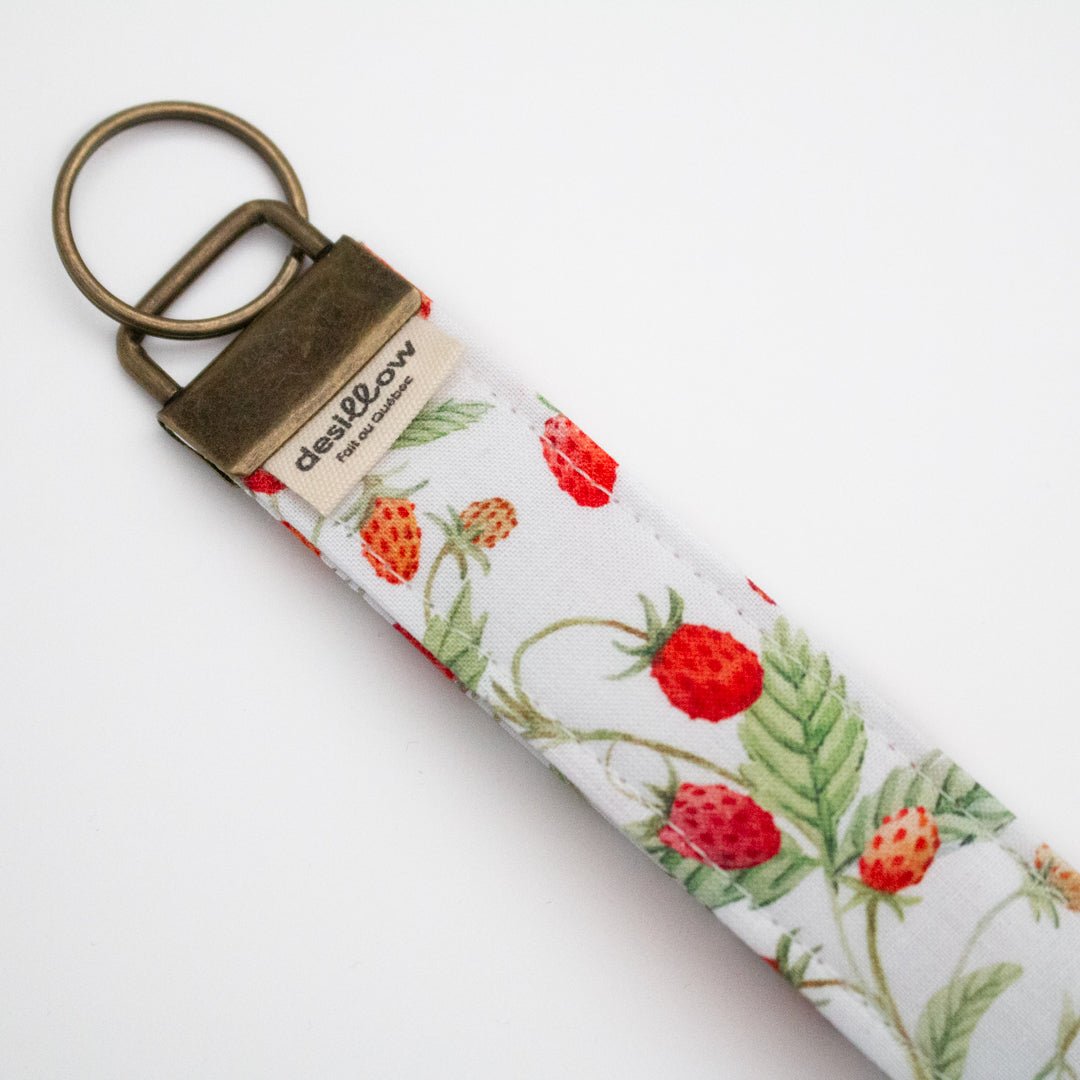 Porte-clés Champ de fraises