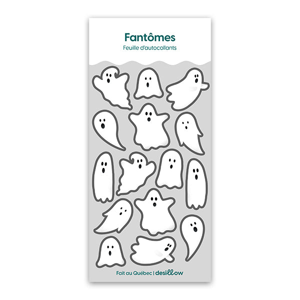 Feuille d’autocollant Fantôme
