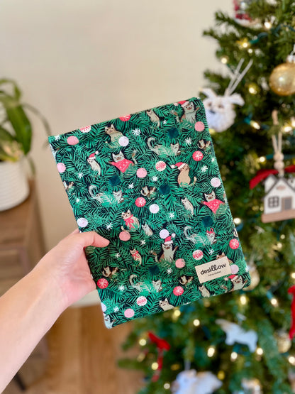 Pochette livre Chat dans le sapin