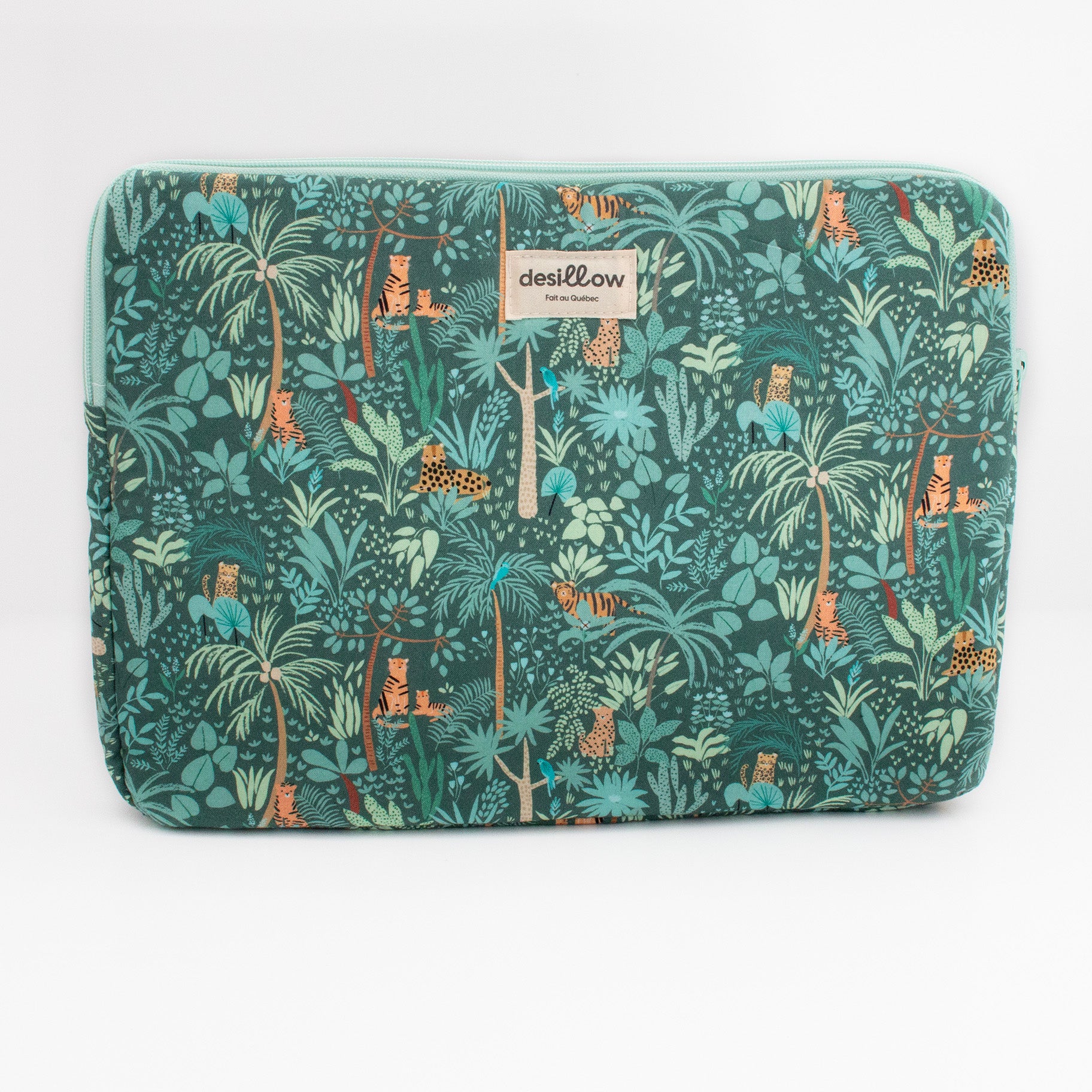 Pochette ordinateur 13 -14 po verte