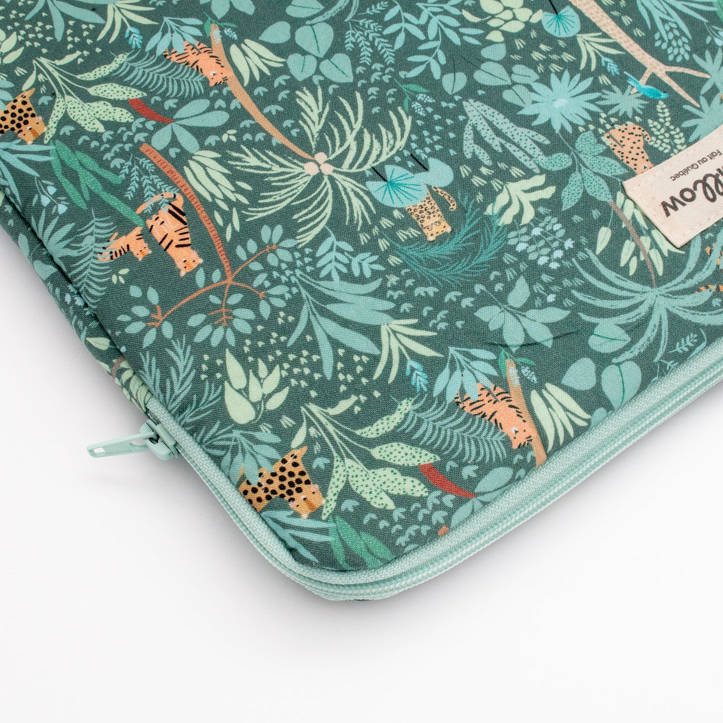Pochette ordinateur 13 -14 po verte