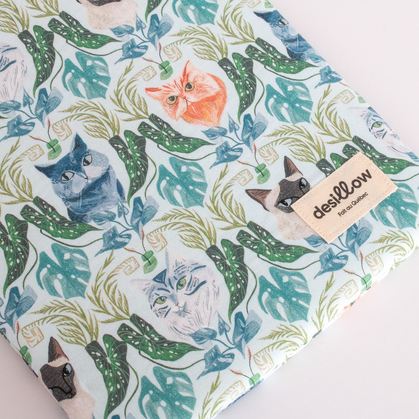 Pochette à livre Portrait de chat