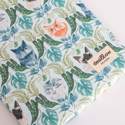 Pochette à livre Portrait de chat