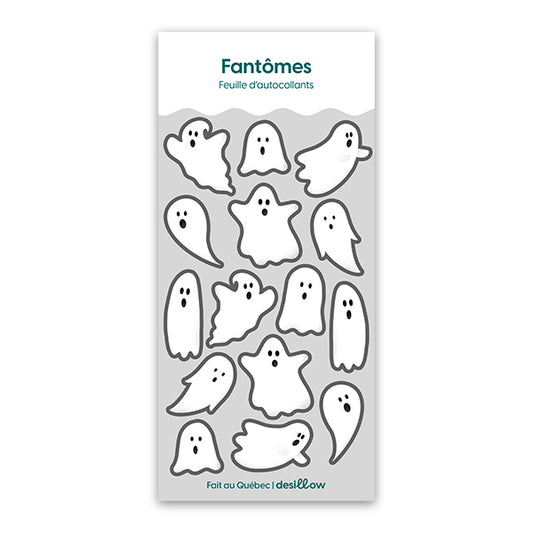 Feuille d’autocollant Fantôme