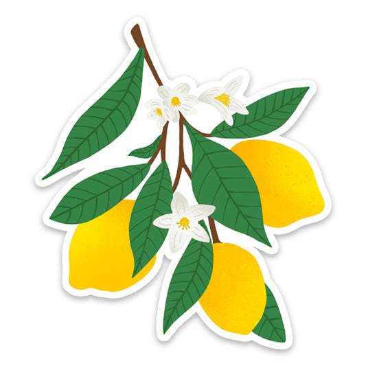 Autocollant Branche de citron